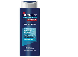Гель для душа мужской Deonica 250мл Power Fresh