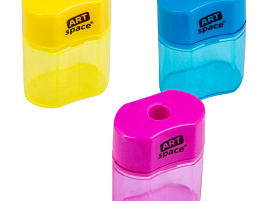 Точилка ArtSpace SH_19192 1 отверстие, контейнер, ассорти