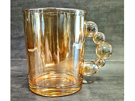Набор кружек стекло 618-2 янтарный 350мл