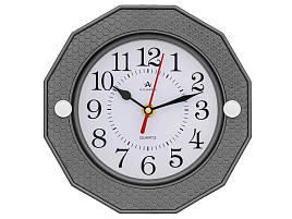 Часы настенные Atlantis 28*28 TLD-6239 серые