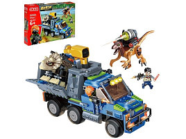 Конструктор Брик 9842605 Ловец динозавров 396дет.