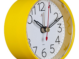 Будильник В7-010Y Классика желтый