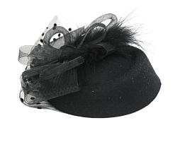 Зажим для волос H-20 Шляпа/Цветок/Фатин