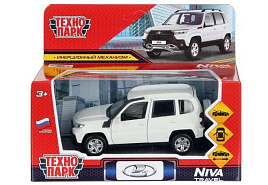 Машина металлическая NIVATRAVEL-12-WH-NW LADA NIVA travel 12 см, двери, инер,белый, кор.