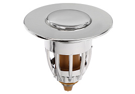 Клапан без перелива для мойки  565-154 хром