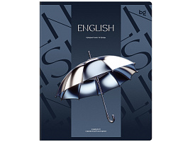 Тетрадь Английский язык 48л. ТП5ск48_к_вл 63926 "Темное стекло", конгрев, твин-лак, 70г/м2
