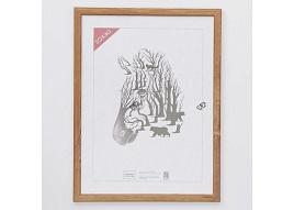 Фоторамка 30*40 дерево Темный дуб 1301 без стекла