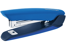 Степлер Berlingo №10 KSn_25110 "Hyper" до 20л, 100 скоб, пластиковый корпус, синий