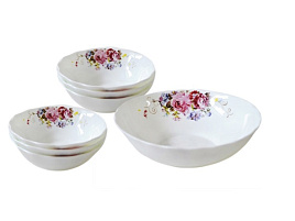 Набор салатников керамика 7пр 7PCS A9-19010-1/6300 Анабель