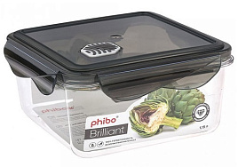 Контейнер для продуктов 1,15л Brilliant 431179813/1480 черный