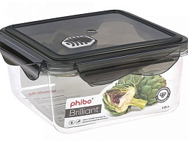 Контейнер для продуктов 1,15л Brilliant 431179813/1480 черный