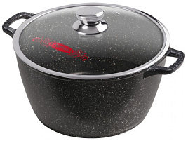 Кастрюля литой алюминий 7л к283аг/9173 Горница гранит с/кр