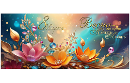 Кружка сублимация 8 марта №14