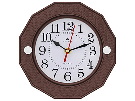 Часы настенные Atlantis 28*28 TLD-6239 коричневые