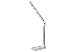 Лампа настольная офисная KD-845 С03 Camelion серебро+белый, LED 9770