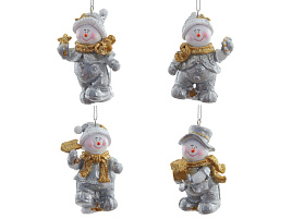 Подвеска полистоун Снеговик 762968 7см
