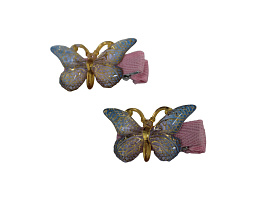 Зажим для волос HY-8002 Бабочки 1шт