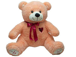 Мягкая игрушка Медведь с сердцем на груди большой Б.16