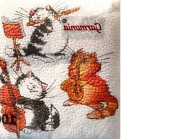 Салфетки 100л. Гармония цвета Коты