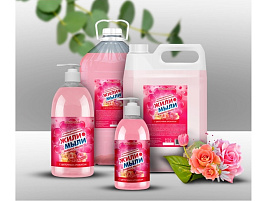 Мыло жидкое 5л. Жили-Мыли Цветочное бутыль