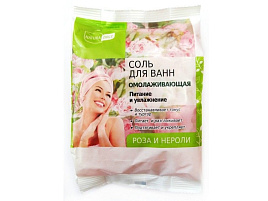 Соль для ванн 0,5кг Натуралист Омолаживающая