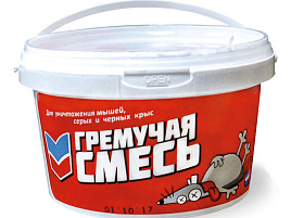 Мыши тесто брикет Гремучая смесь 500г 8422  ведро