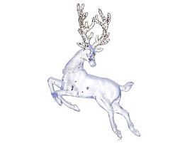 Подвеска пластик Грациозный олень 13см S1770