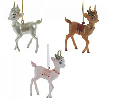 Подвеска полистоун Олень 8*6см 763854