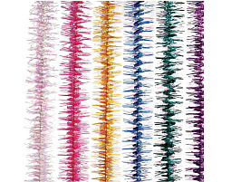 Мишура №21 М-125 неоновая белая