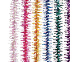 Мишура №21 М-125 неоновая белая