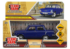 Машина металлическая ZAZ968A-12-BU2 ретро-модель 12 см, дв ,баг, инер, темно-синий