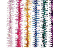 Мишура №21 М-125 неоновая бирюза