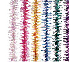 Мишура №21 М-125 неоновая бирюза