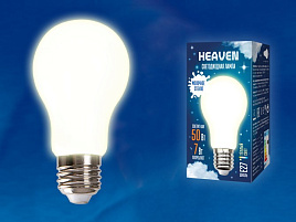 Лампа светодиодная 50/7 Вт E27 шар теплый Uniel UL-00004839/5359