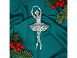 Подвеска пластик Балерина пышня юбка перелив 17*7,см 10514169