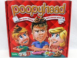 Настольная игра 7514/1111-29 Карточная игра Poopyhead - игра, в которой всегда побеждает номер 2! - Все должны разложить свои карты стопкой, помня о правильном порядке: Туалет - Какашки - Бумага - Вымойте руки. Как только игрок не может разыграть карту, о