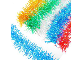 Мишура №21 М-125 неоновая зеленая