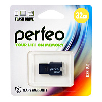 Флеш-драйв Perfeo USB 32Gb M01 mini черный