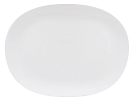 Блюдо керамика 33*24см 14 белый LFYP-140 White Стиль