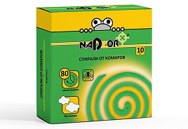 Комары Спираль Nadzor бездым. б/з 10шт. 80ч. 7956