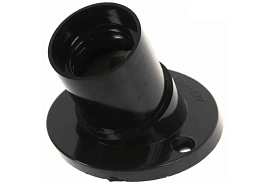 Патрон E27 угловой карболит черный TKE-C05-PKB/U-27/7643