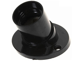 Патрон E27 угловой карболит черный TKE-C05-PKB/U-27/7643