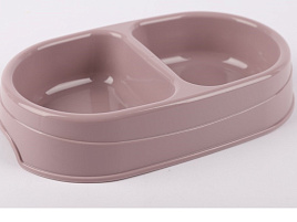 Миска для домашних животных двойная 0,3л 915