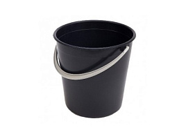 Ведро 10л б/кр. черное Меркурий