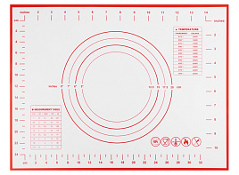 Коврик для раскатки теста силикон 40*30 856-194