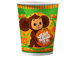 Стакан бумажный 307308 "Чебурашка", 200мл, 6шт.