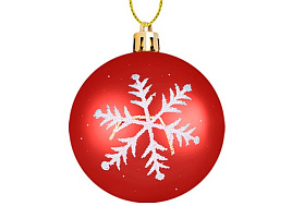 Шар 6см FG250327433C-2 красный 1шт