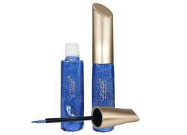 Подводка для глаз Farres синий с блестками тонкая кисточка 8011-04 5313