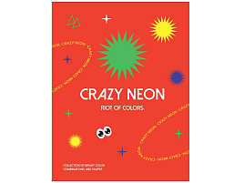 Тетрадь на кольцах 200л. ТТ5к200_лг 11379 "Crazy neon", 4 цвет. блок, глянцевая ламинация
