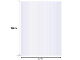 Пленка для ламинатора OfficeSpace LF8773 70*100мм, 60мкм, глянец, 100л.